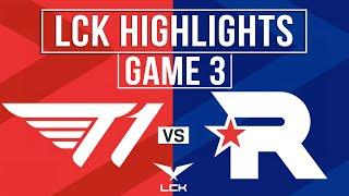 T1 vs KT Highlights Game 3  LCK 2024 Summer  T1 vs KT Rolster