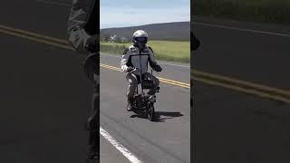 Motorcycle used by PARATROOPERS is tiny and fun to ride