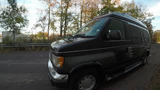 4K Review 1997 Ford E150 L.A.West Hightop Conversion Van Virtual Test-Drive & Walk-around