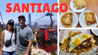 Food Tour & Exploring Santiago de Chile  Chile Travel Vlog