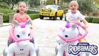 Ultimate Unicorn Race Meet Josie The Rideamals Unicorn Ride On Toy