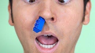 LEGO STUCK IN NOSE