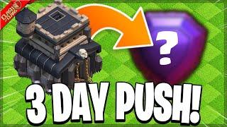 Can I Push My TH9 to Legends League in 3 Days? - Clash of Clans