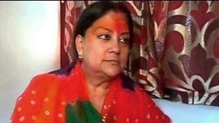 Vasundhara Raje plays down infighting in Rajasthan BJP says let bygones be bygones