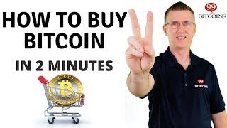 How to Buy Bitcoin in 2 minutes - 2024 Updated
