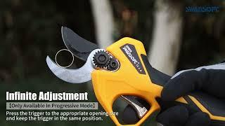 pru36 cordless electric pruning shear