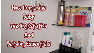 How to Organise Baby Feeding Station and Bathing Essentials  Indian Mom Space