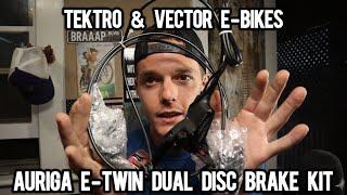 #MotorizedBike Hydraulic Front Dual Caliper Setup + Smolik Performance CNC Windowed Clutch Cover