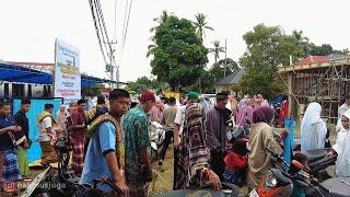 Sholat Idul Adha Tahun 2024 di Jalan Banteng  Kelurahan Rahandouna Kota Kendari.