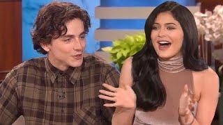 Kylie Jenner and Timothee Chalamet Talk DATING Rumours on The Late Late Show