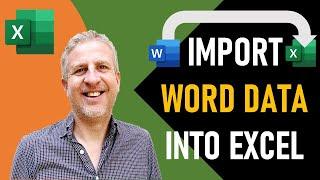 Import Word Document into Excel  Convert  Transfer Data in Word into Excel Worksheet