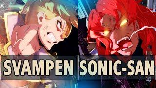 GBVSRSvampen Vane Vs Sonic-san Siegfried High Level Gameplay.