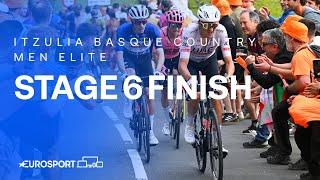 AMAZING VICTORY   Stage 6 Finish Itzulia Basque Country 2024  Eurosport Cycling