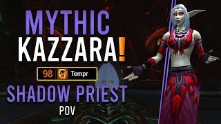 Mythic Kazzara - Shadow Priest Rank 5 Parse  Dragonflight 10.1