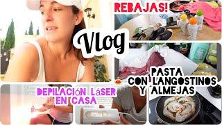 Vlog DiarioREBAJAS CarrefourDECATHLONEspaguetis ESPECIALDepiladora LÁSER IPL en casa