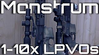 Cheap 1-10x LPVOs Cant Be Good Right? -  Monstrum Banshee & Panzer 1-10x LPVOs