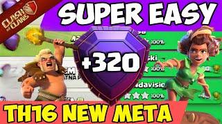 6000+ Trophies Guaranteed The Best TH16 Attack Strategy Revealed  New Meta Alert