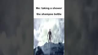 Shampoo bottle be like