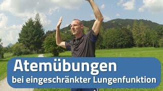 Atemübungen bei eingeschränkter Lungenfunktion