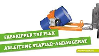 Fasskipper Typ FLEX von BAUER – Anleitung Stapleranbaugerät  mr-shop.de