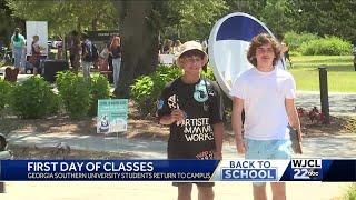 Georgia Southern University welcomes students for first day of classes