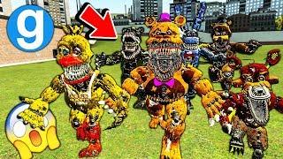 Gmod Fnaf - ULTIMATE CUSTOM NIGHT ANIMATRONICS CHASING NPCS