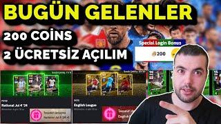 BUGÜN GELENLER200 EFOOTBALL PARALIK KAMPANYA & BEDAVA 2 TANE AÇMA & OYUNCULAR EFOOTBALL 2024 MOBİLE