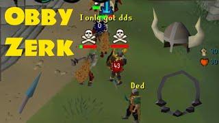 OSRS Low Level Zerker PK vid 1 - Who wants to be King? - Obby Zerker - OSRS Viking Build