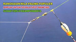 Rangkaian pancing nila 2 kail paling populer