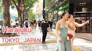 4K   Harajuku Station Walk. Takeshita Street View.  Tokyo Japan  June 2023