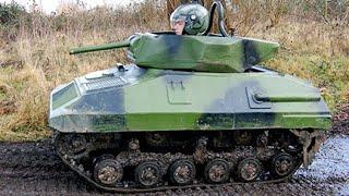 The Smallest MILITARY TANK Engines In the World Review and Sound