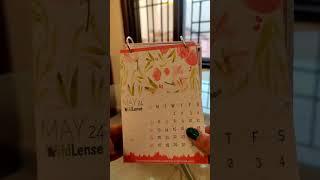 Wildlense Plantable Seed Calendar #newyear #ecofriendly #calendar