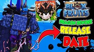  DRAGON REWORK IS RELEASING TODAY  BLOX FRUITS LIVE PERMANENT FRUITS GIVEAWAY Blox Fruits