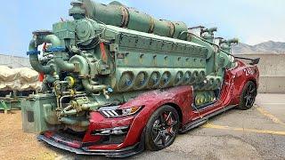 Big Engines Start Up and Sound Compilation  Most Powerful & Amazing Modifications 2024