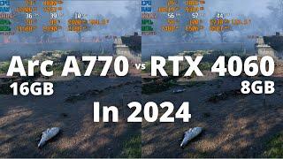Arc A770 16GB vs RTX 4060 8GB in 2024 The Ultimate Comparison