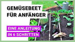 Gemüsebeet anlegen für Anfänger - 6 Schritte