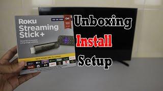 Unboxing Roku Streaming Stick Plus and First Setup