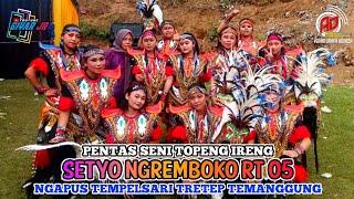 PENTAS SENI TOPENG IRENG SETYO NGREMBOKO RT 05 DUSUN NGAPUS DESA TEMPELSARI