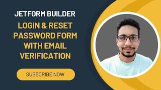 JetForm Builder Login And Reset Password Form With Email Verification  Crocoblock Bangla Tutorial