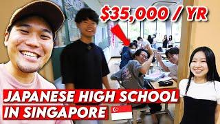 Inside Singapores ONLY Japanese Highschool shocking canteen