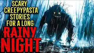 Scary Creepypasta Stories For A Long Eerie Night Vol 8  Rain Sounds  Instantly Fall Asleep