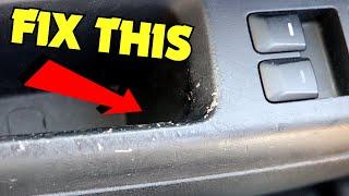 Fix Scratched Car Interior Trim Panels EASY - Remove Scratches