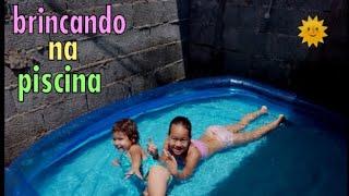 vlog de um dia na piscina com as meninas #diversão