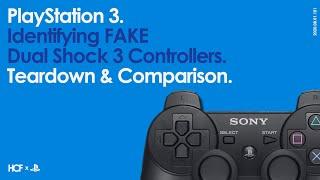 Identifying a Fake PlayStation 3 Dual Shock 3 Controller  Teardown & Comparison  PS3