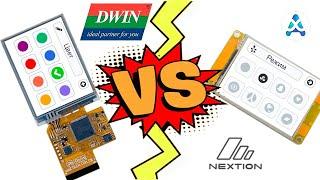 Сравнение дисплеев NEXTION NX3224F028 и DWIN DMG32240F028_02WTR.