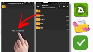Comment réparer laccès refusé dans Zarchiver  Accès aux fichiers Obb refusé Android 11 12 13 14