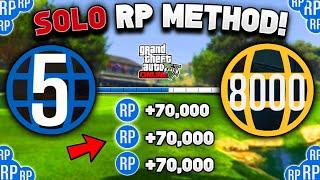 Easiest SOLO GTA 5 RP Method *AFTER PATCH 1.69* Rank Up Very FAST GTA 5 ONLINE RP METHOD XBOXPS5