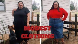 OLD NAVY Plus Size MODEST Clothing Haul  Plus Size Denim Skirt