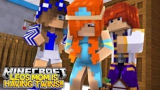 LEOS MOM IS PREGNANT WITH TWINS wLittle Carly and Leo Minecraft Roleplay