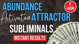 Abundance Attractor Subliminals To Manifest Money Fast  WORKS FAST 8 Hour #subliminal #manifest